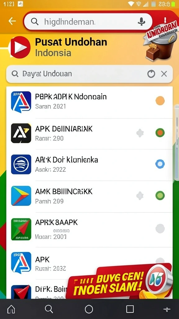 Tampilan utama game dengan karakter yang menarik.