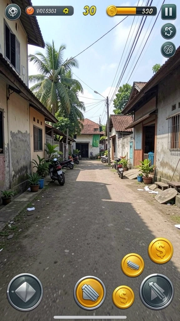 Tantangan seru di setiap level.