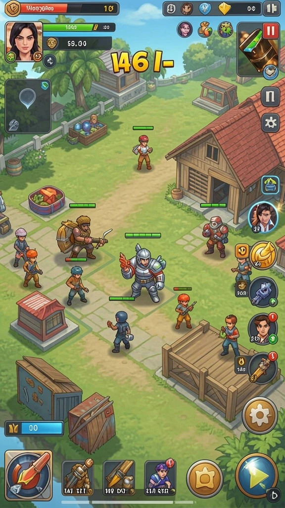 Screenshot dari mode permainan yang seru.
