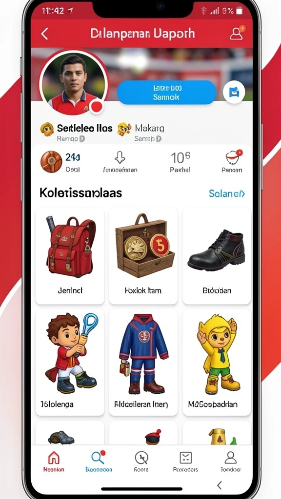 Tampilan utama BOKEDOMINO dengan grafis yang memukau.