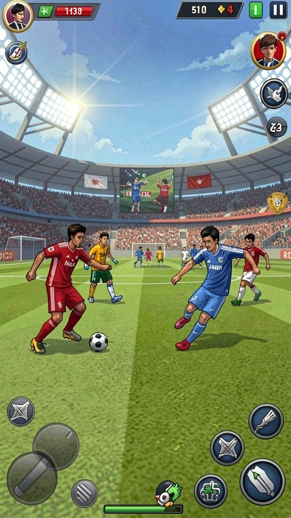 Tantangan level yang menarik dan kompleks.
