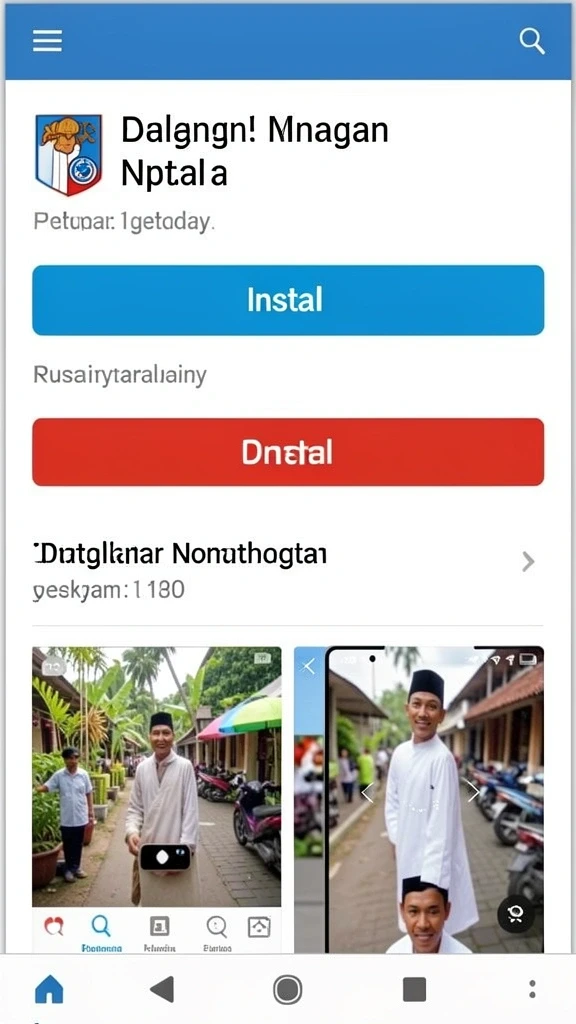 Screenshot menampilkan grafis memukau dari pemandangan game.