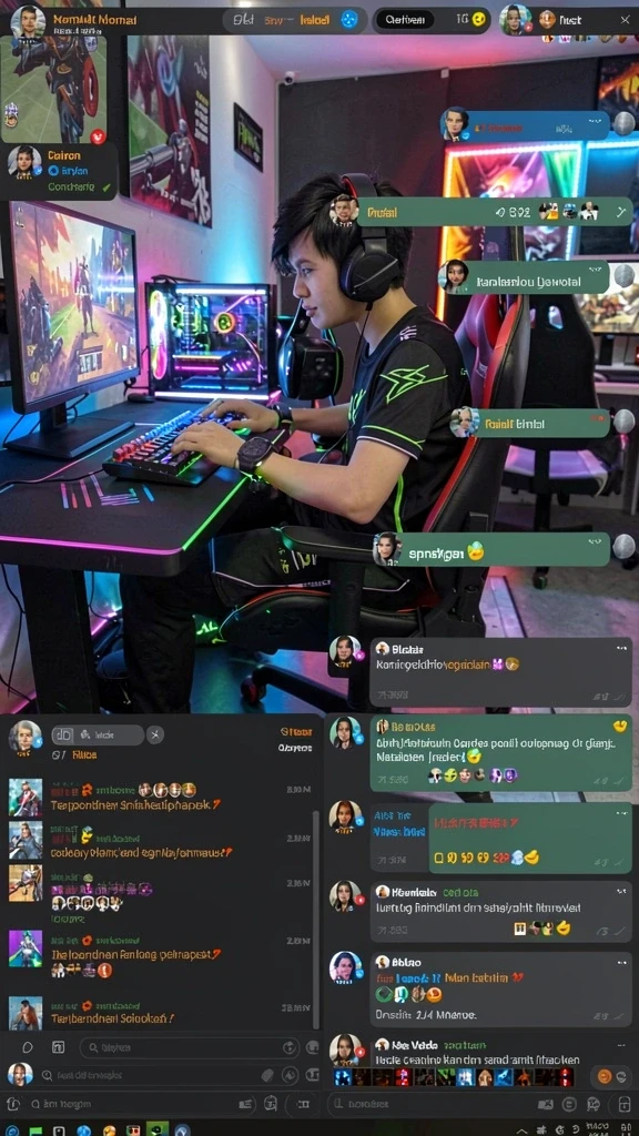 Karakter game yang beragam dan menarik.