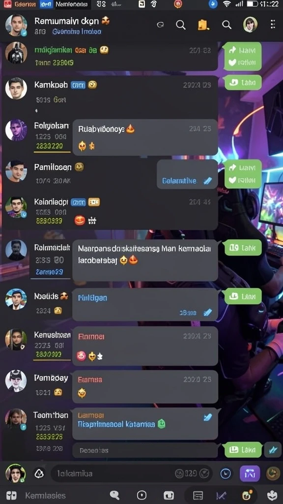 Tampilan mesin slot yang menarik dan penuh warna.