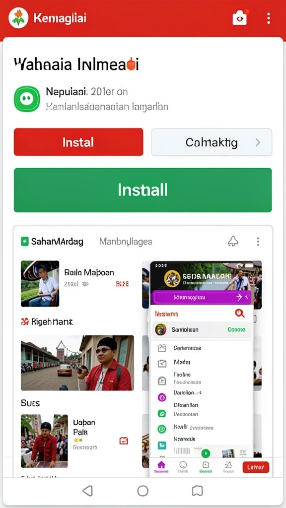 Tampilan antarmuka pengguna yang intuitif dan menarik.