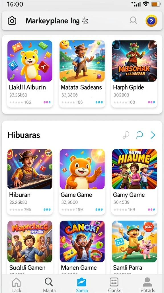 Karakter dengan desain unik dan kemampuan khusus.
