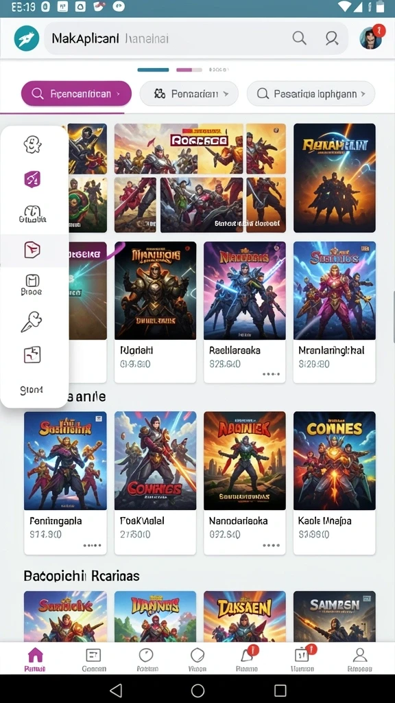 Lingkungan yang kaya detail menciptakan pengalaman imersif.