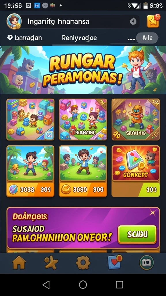 Tampilan antarmuka yang intuitif dan menarik.