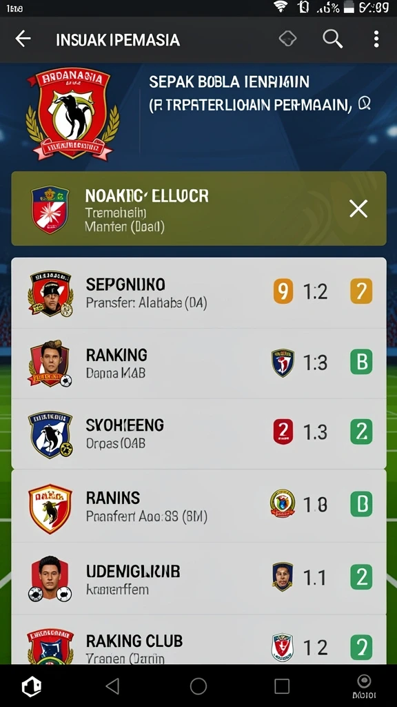 Beragam pilihan permainan menarik untuk semua pengguna.