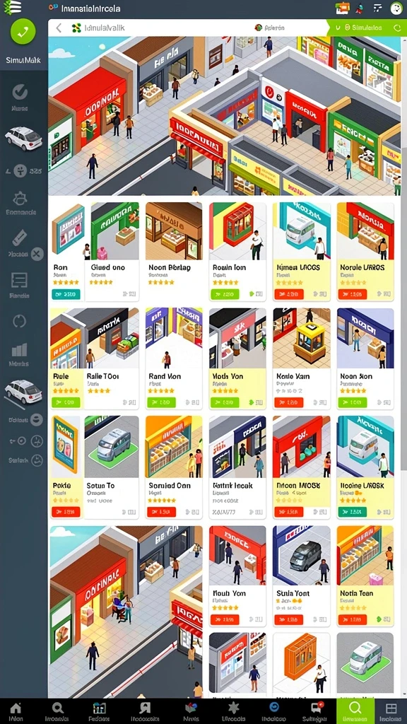 Contoh level dengan desain yang kreatif.