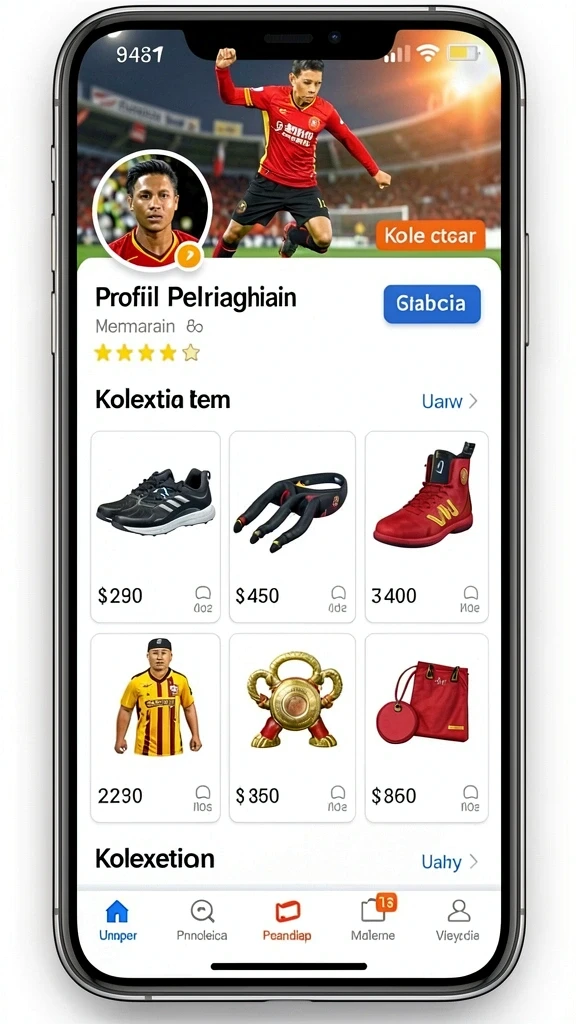 Tampilan grafis yang memukau dalam permainan.