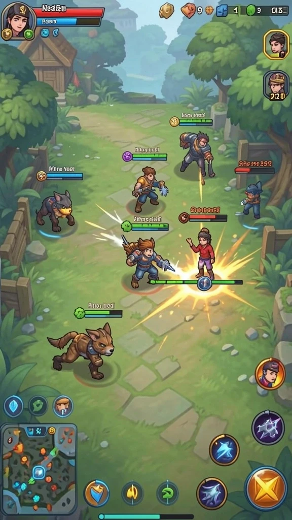 Fitur multiplayer memungkinkan interaksi antar pemain.