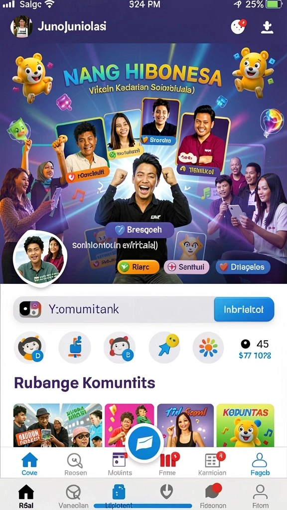 Tampilan antarmuka yang menarik dan user-friendly.