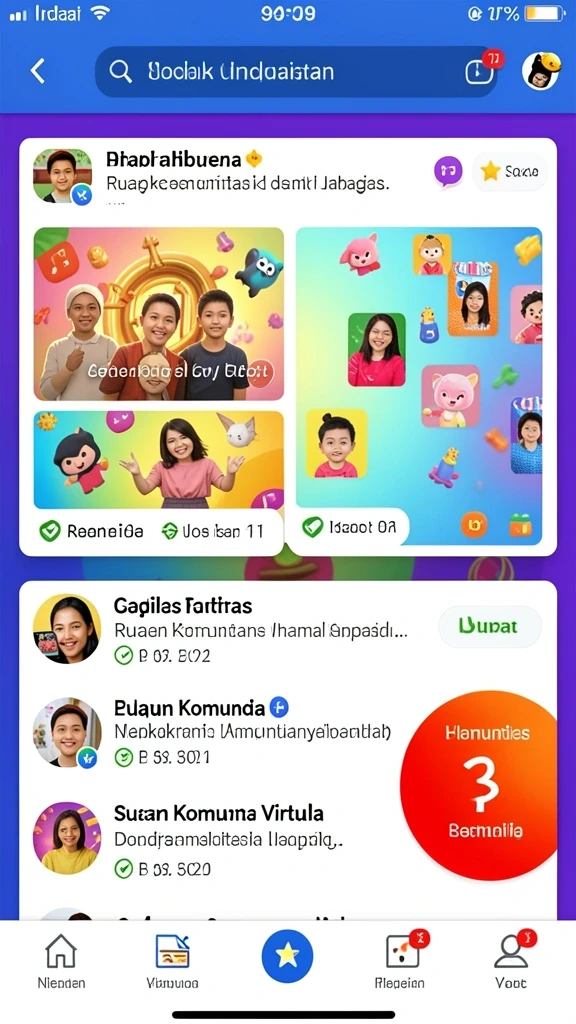 Momen seru bermain bersama teman di OCATOTO.