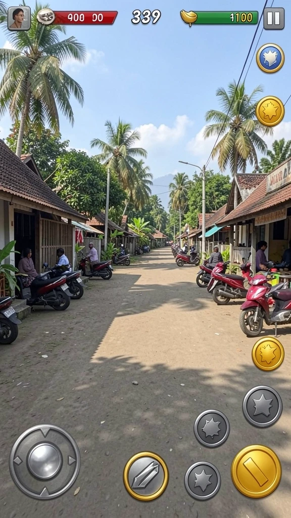 Screenshot ketiga menampilkan level baru yang menantang.