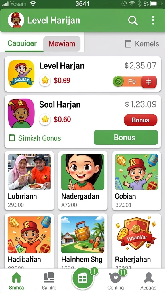 Tampilan antarmuka yang menarik dan mudah digunakan.