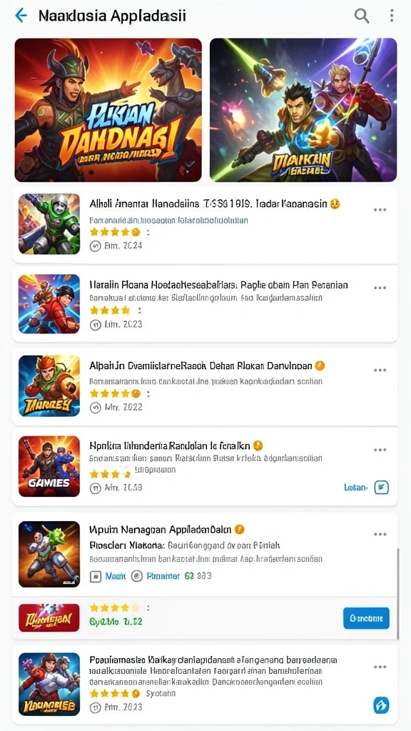 Tampilan utama aplikasi ROBINTOGEL yang menarik dan informatif.