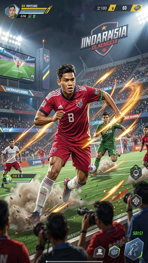 Tampilan karakter yang detail dan realistis.