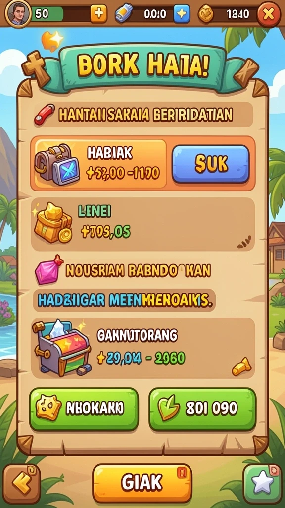 Fitur bonus harian yang memberikan ekstra keuntungan bagi pemain.