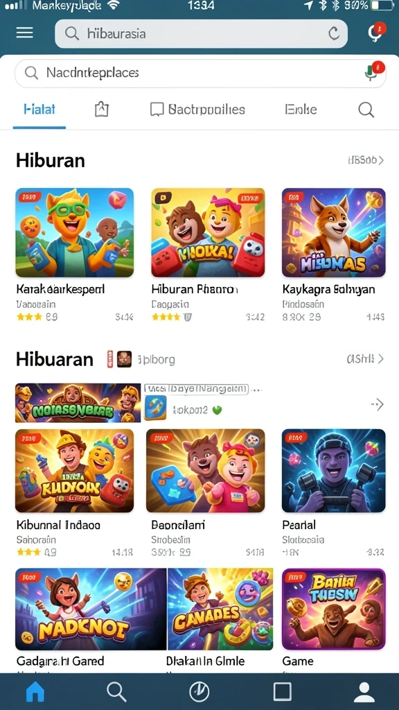 Beragam game seru yang bisa dimainkan kapan saja.